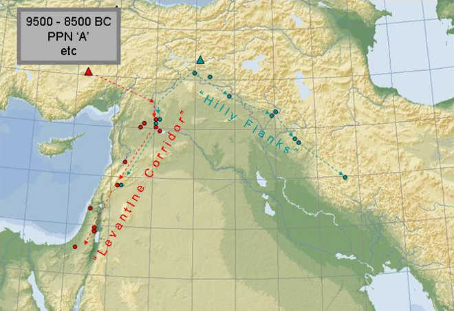 neolithic era map